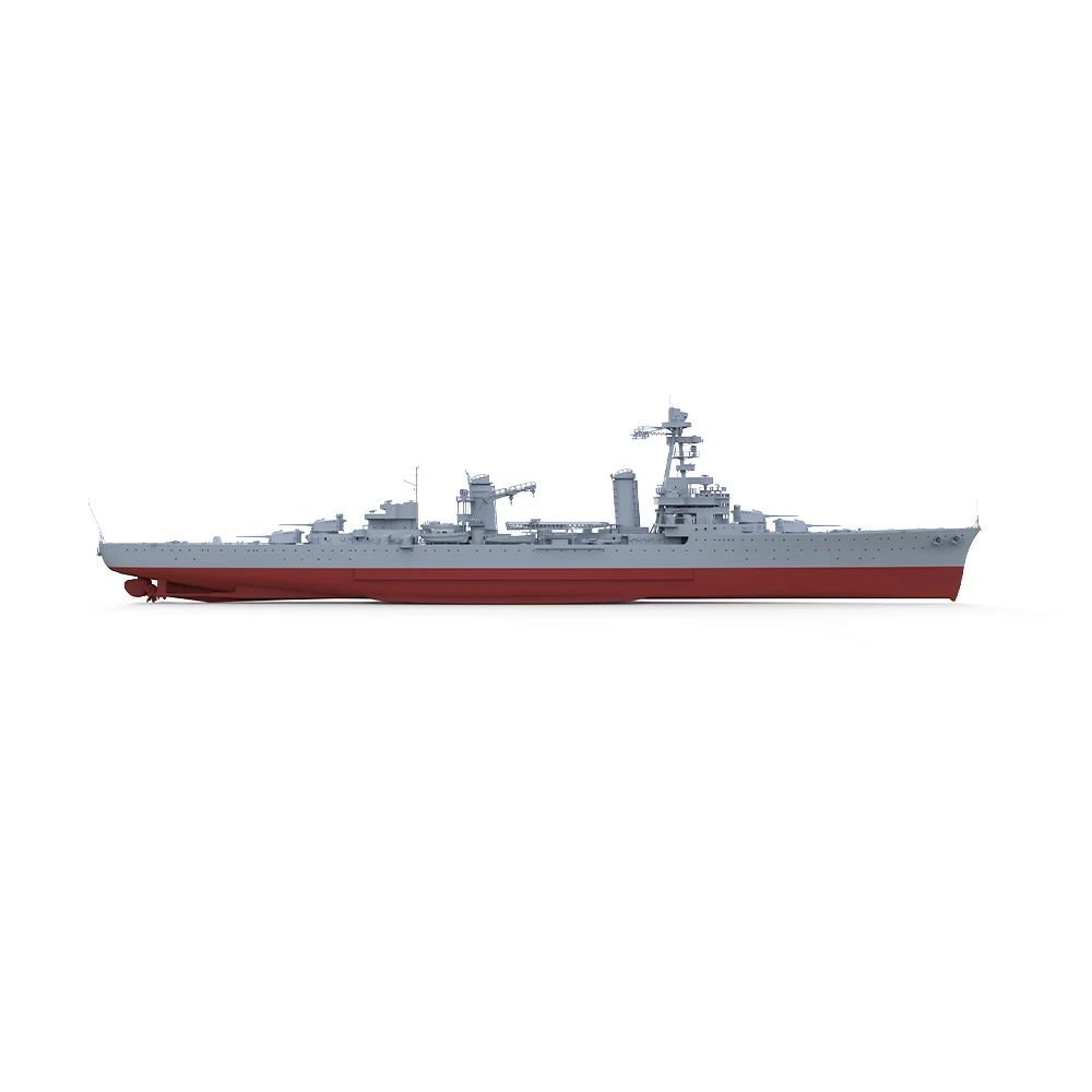 SSMODEL SS584S 1/700 Комплект военной модели Темно-синий Франции Colbert Cruiser Полный корпус