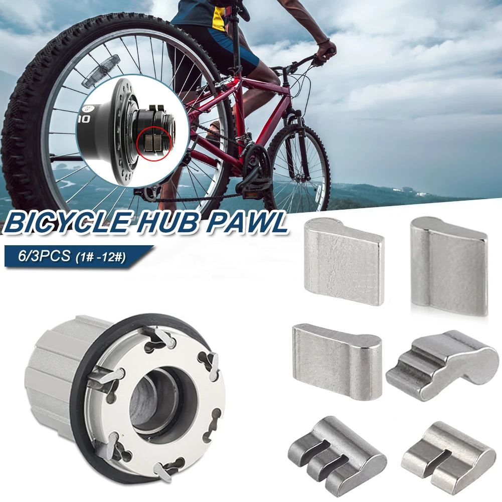 

Bicycle Freehub 6 Pawl 3 pawls bike hub pawls Universal Spring Claw Accessories Stainless Steel Cassette hubs MTB cycling Parts