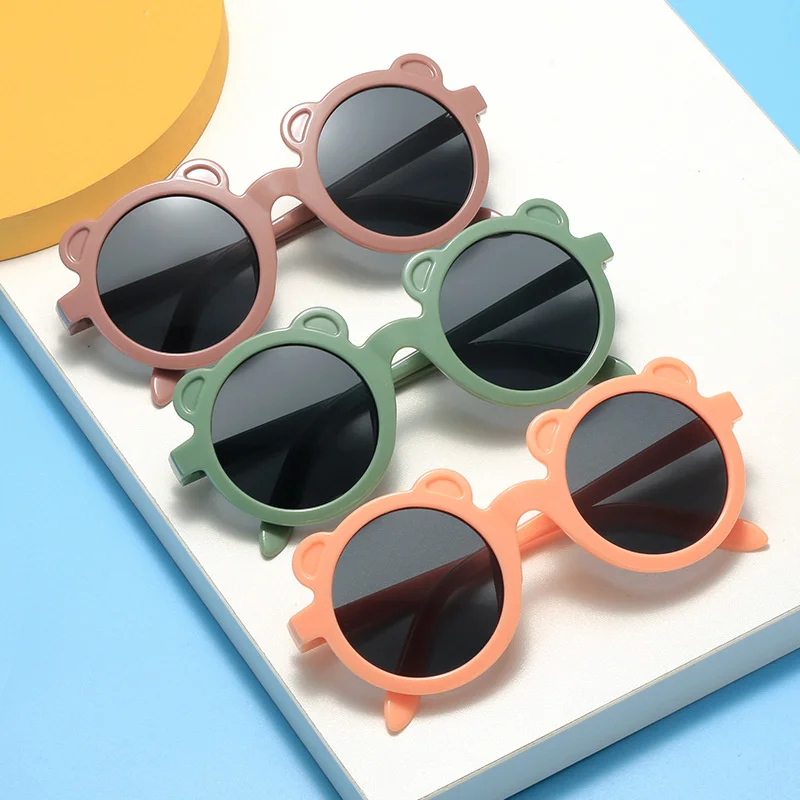 

Новинка 2023, детские солнцезащитные очки, детские солнцезащитные очки, милые Мультяшные солнцезащитные очки для мальчиков и девочек