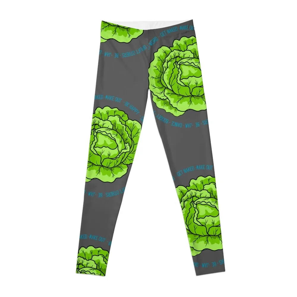 LETTUCE Dance - Jam Get Weird Party Laugh Jive Boogey Down Funky Smile Dad Joke Leggings