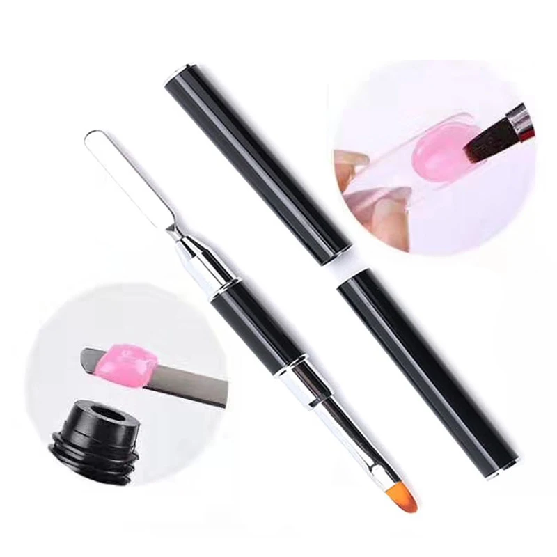 

1PC/Double Head Nail Art Stripes Lines Liner DIY Painting Brush Liquid Powder Acrylic UV Gel Extension Drawing Pen