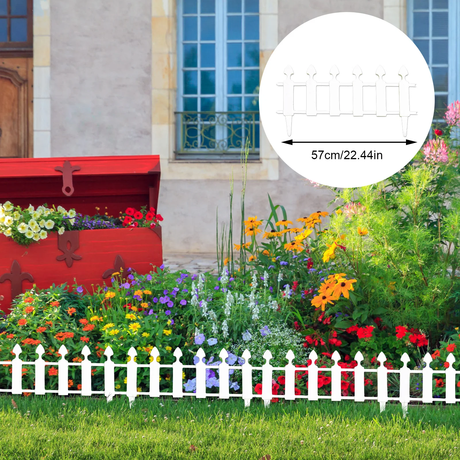 

4 шт./компл. пластиковый забор Европейского типа «сделай сам» для дома, сада, двора, ограждения, панели для украшения