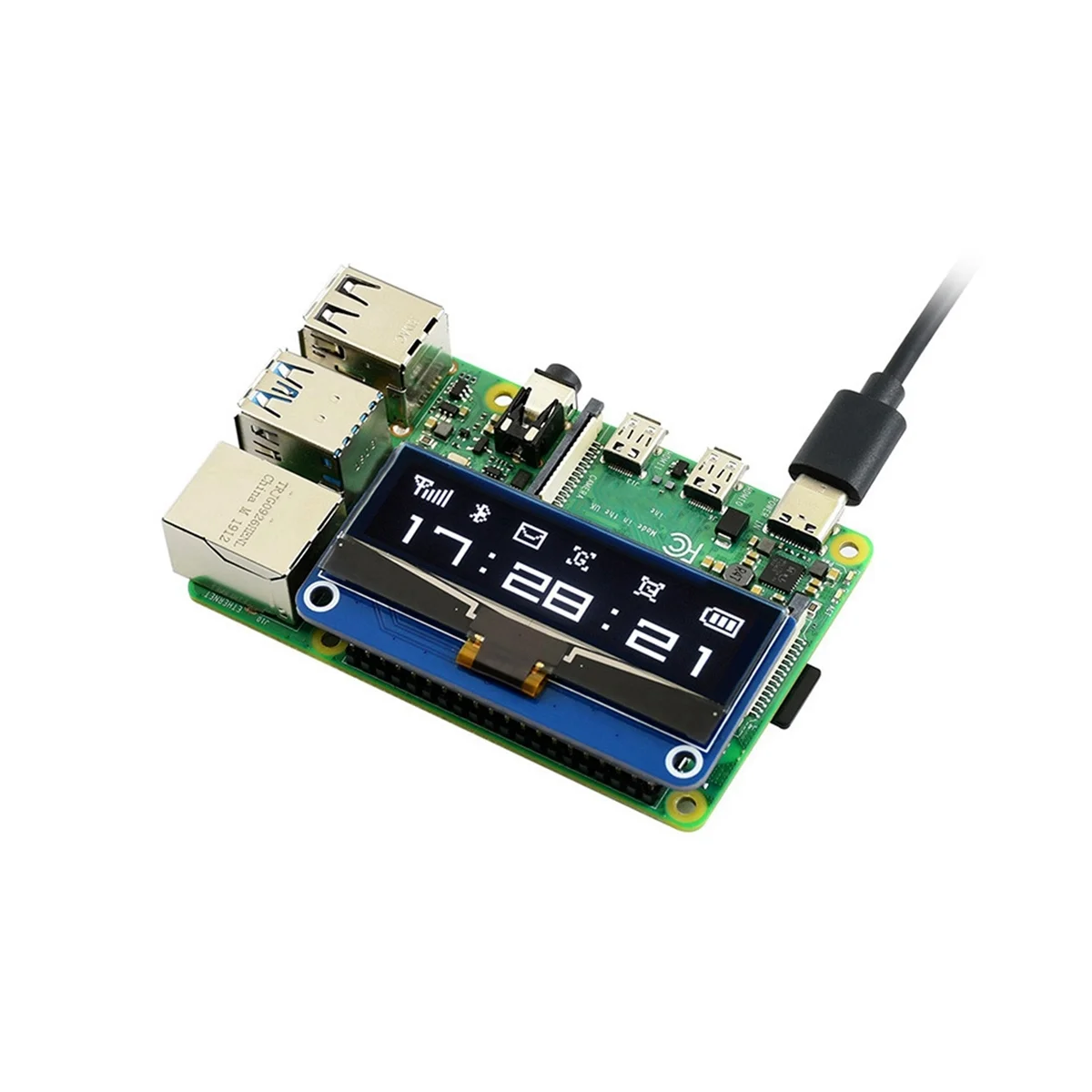 

2.23 Inch OLED Expansion Board 128X32 Resolution Built-in SSD1305 Driver Support SPI/I2C for / Nano