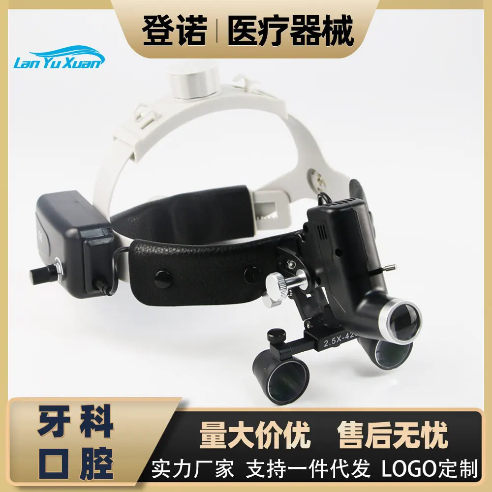 

Den-tal, Oral, Otolaryngology Headlights Portable LED Headlights Iron Clip Headlights Head-mounted
