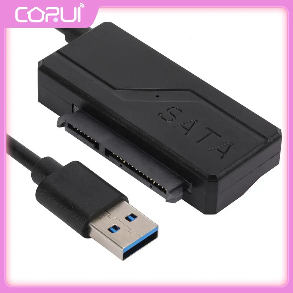 

Black Usb 3.0 Drive Adapter Durable Adapter Cable Sata To Usb Hard Disk Adapter Cable Copper High-speed Hard Disk Cable