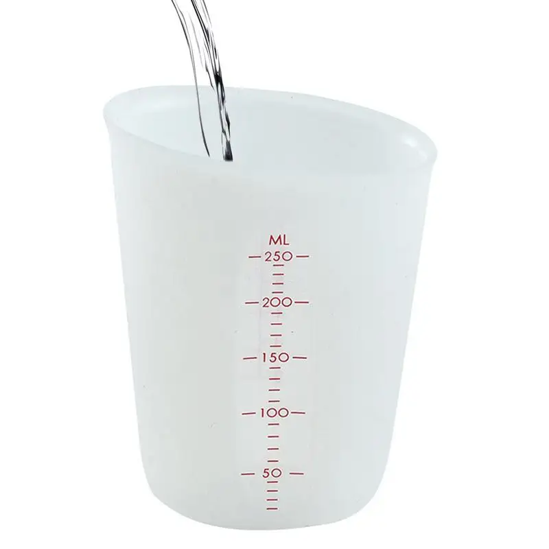 Measuring Cup For Cooking Silicone Flexible Pour Cups With Marking Pour Mixing Cups Blender For Liquid Paint Epoxy Resin