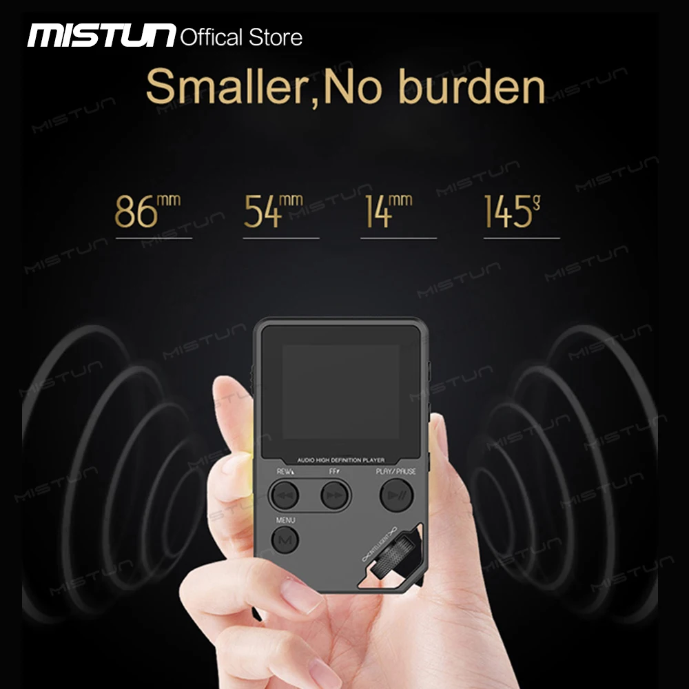 Профессиональный Hi-Fi музыкальный плеер портативный спортивный зеркальный без