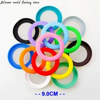 silicone world 9 0cm threaded silicone cup bottom protective cover coaster sleeve water cup cover 90mm thermos cup bottom holder