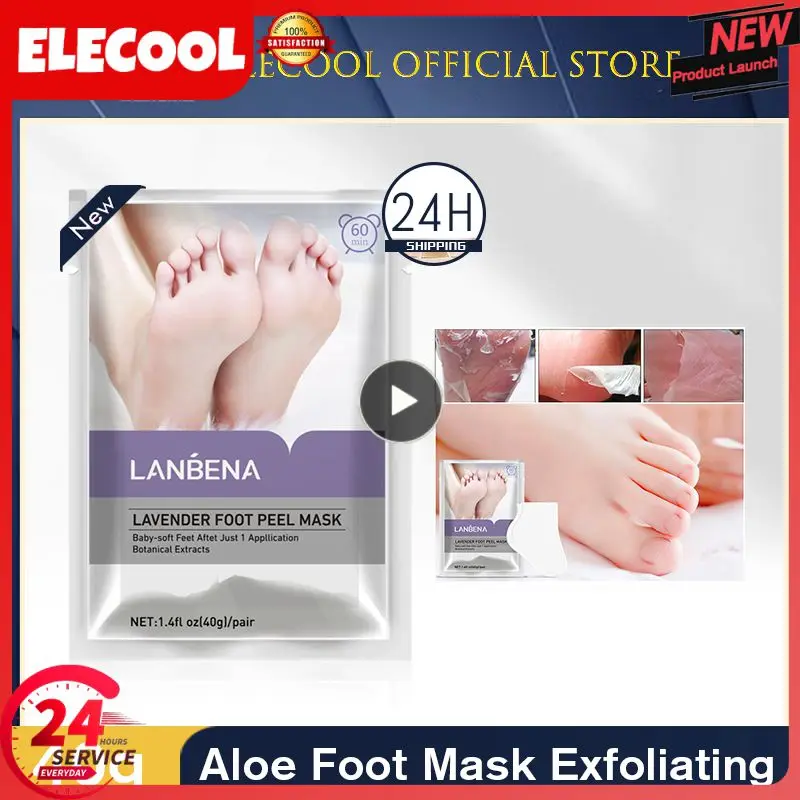 

LANBENA40g Aloe Vera Foot Mask Moisturizing Nourishing And Smoothing Foot Care Mask Dry And Cracked Foot Exfoliating Mask 1 Pair