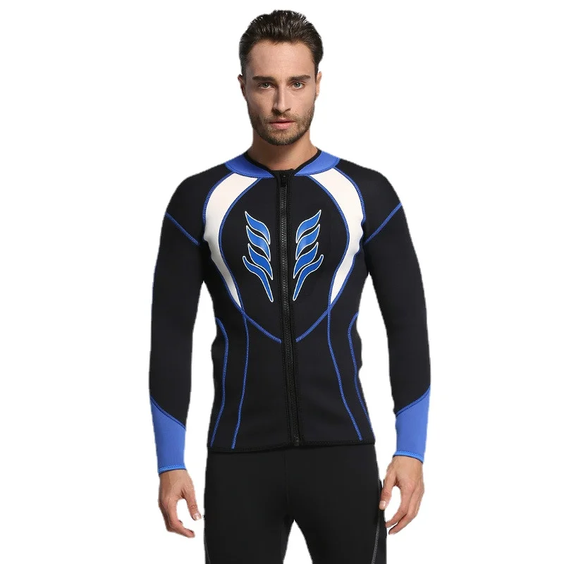 

Professiona Neoprene 3mm Scuba Fission Diving Suit Windsurfing Swimwear Stretch Tight Boating Snorkeling Jacket Wetsuit for Men