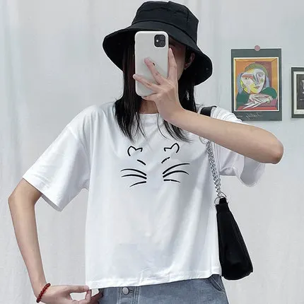 

Summer Women T shirt Day and Female T-shirt Short tshirt women Womens Clothing Broadcloth