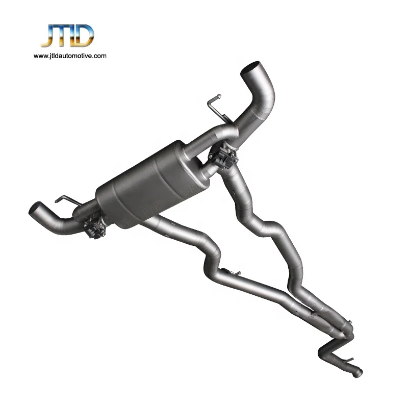 Фото Выхлопная система Catback для BMW M240i G42 3.0t с электрическим клапаном и глушителем-отсекателем №3