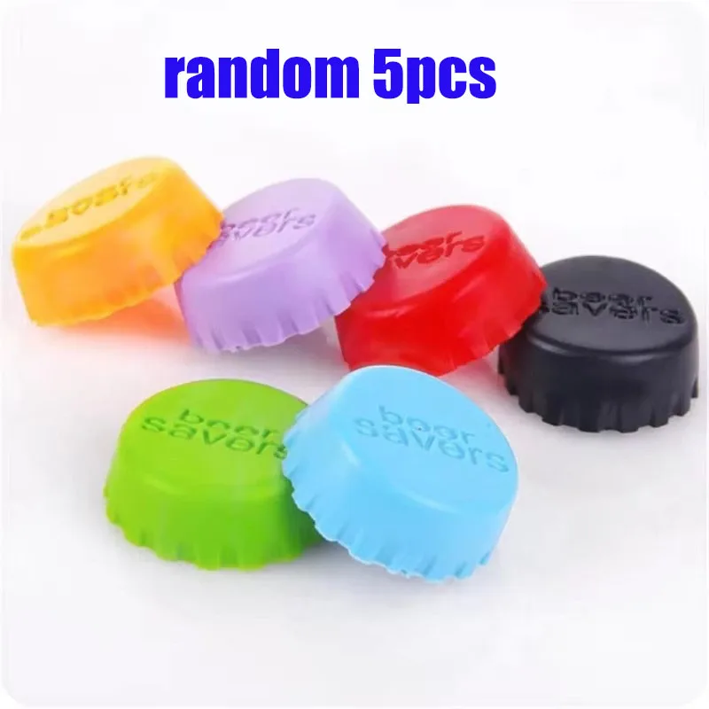 

Силиконовые крышки для бутылок, набор 5-35 шт., 6 цветов