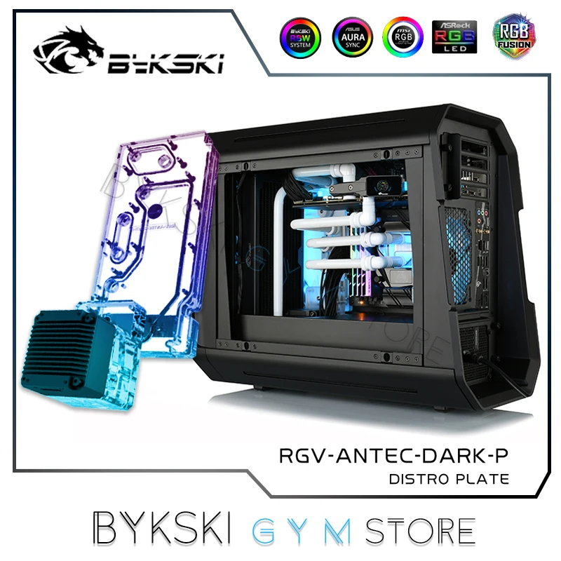 

Bykski Waterway Board Kit For Antec Dark Cube Computer Case, Single GPU Building PC Cooling Loop Solution, RGV-ANTEC-DARK-P