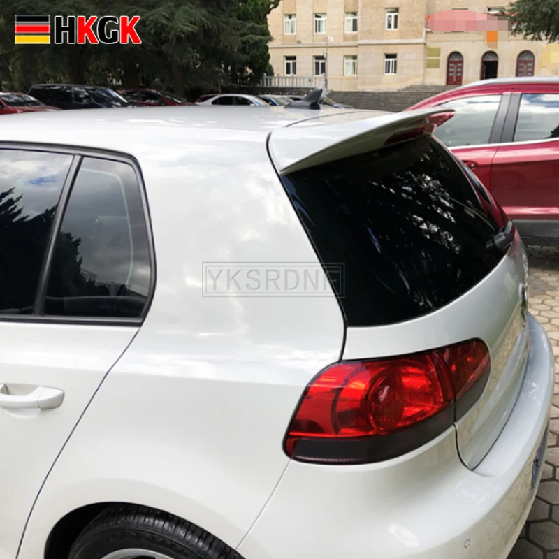 

Популярный задний спойлер из АБС-пластика для Volkswagen VW Golf 6 2010 2011 2012 2013 крыло багажника на крыше Неокрашенный праймер задний спойлер автомоби...