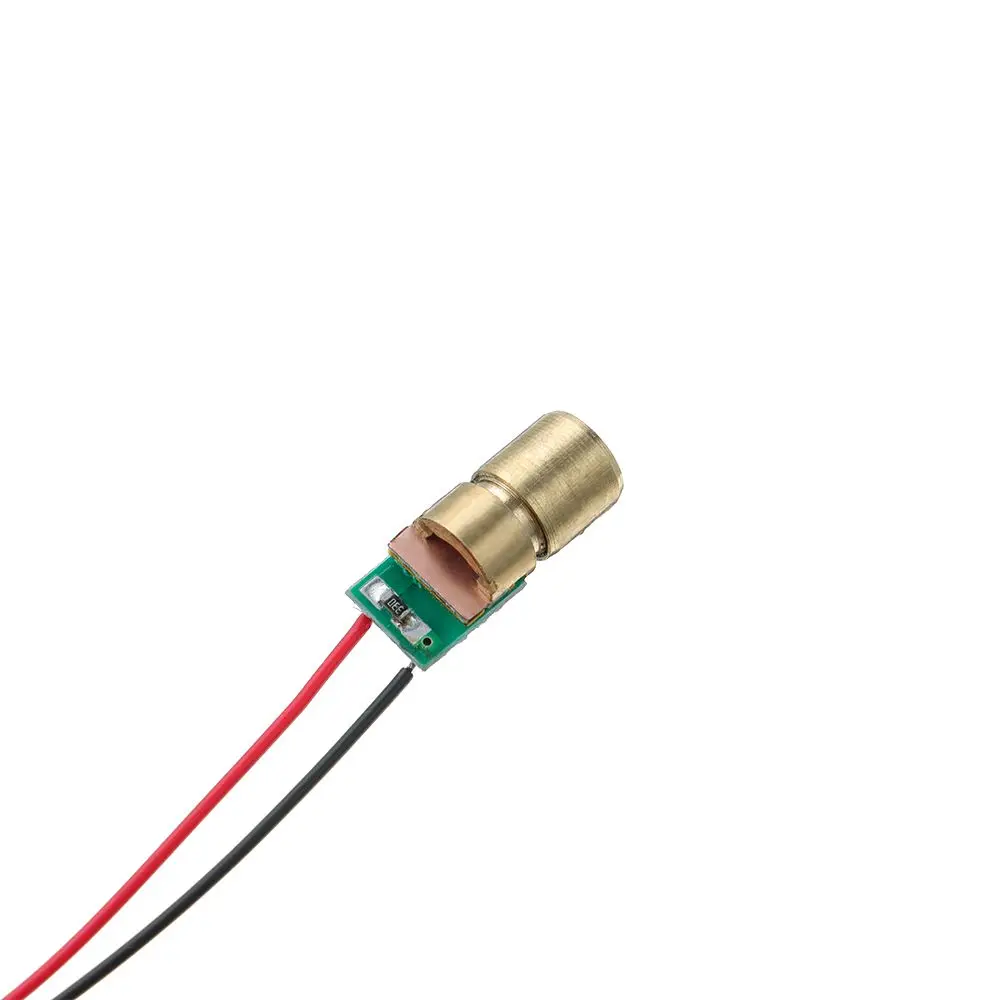 1/3/5/10 шт. миниатюрный красный прицел Медная головка 650 нм 6 мм 3 в Регулируемый