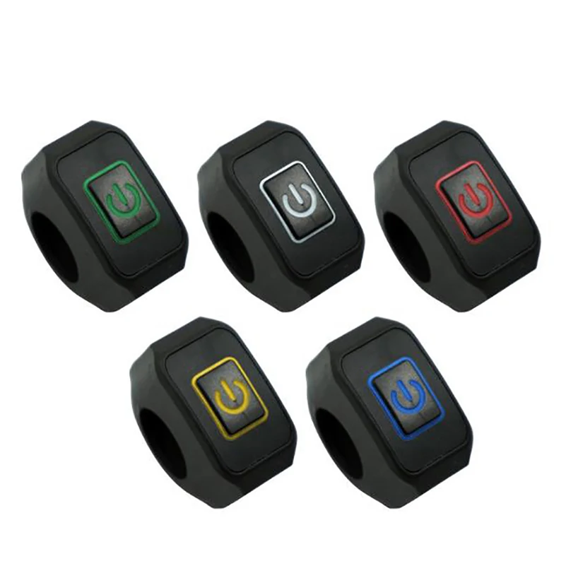 

Мотоциклетный переключатель, модифицированный сигнал фары, переключатель управления, крепление на руль, красная, синяя, белая, желтая, Зеле...