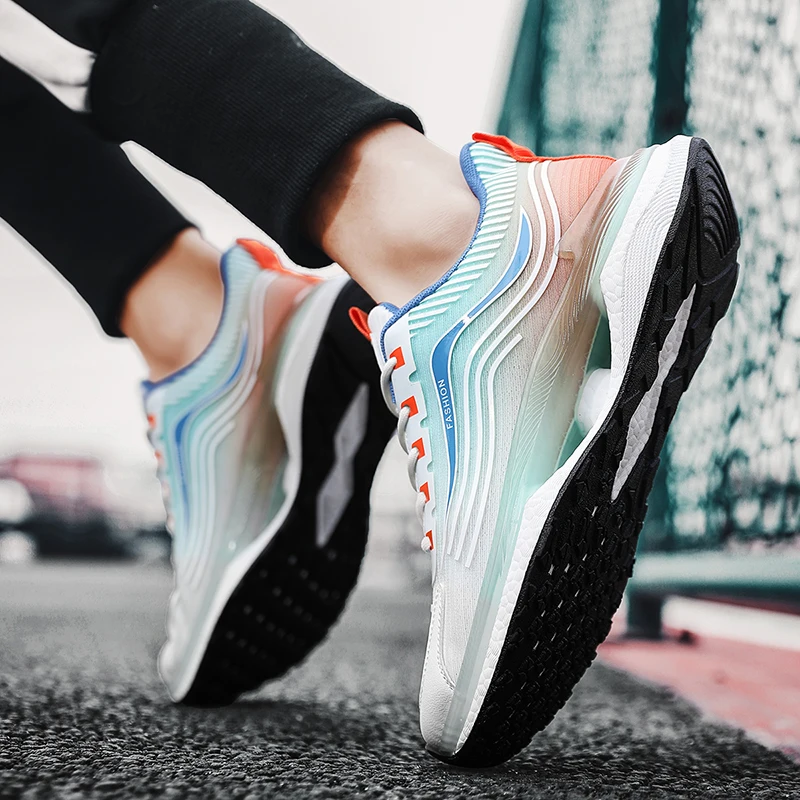 NEW 39-44# Anti-Slip Breathable Men's Casual Sneakers Adult Teenagers Outdoor Running Shoes Walking Shoes School Sports Shoes