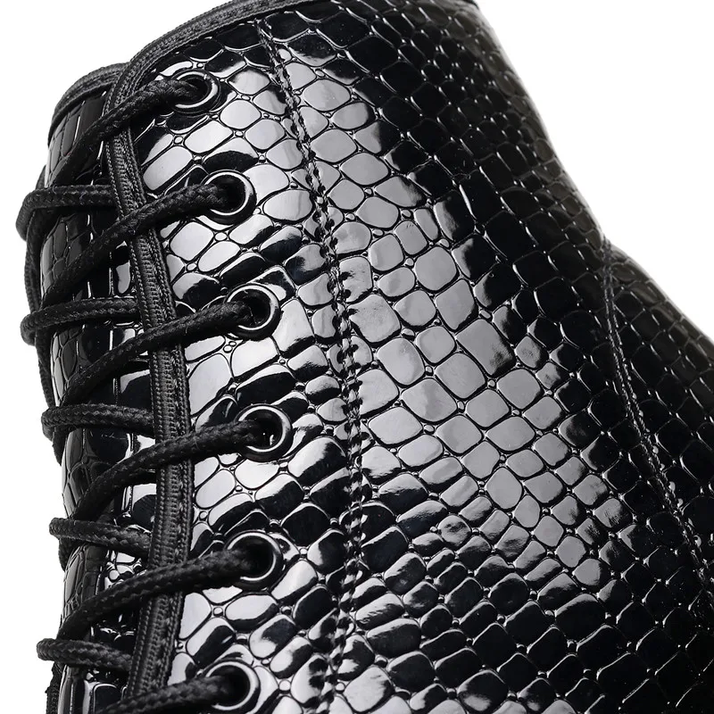 SUN LISA Women's Lady's Girl's Split Sole Chunky Heel Dance Boots Jazz Shoes Ballroom Modern Latin Dance Shoes