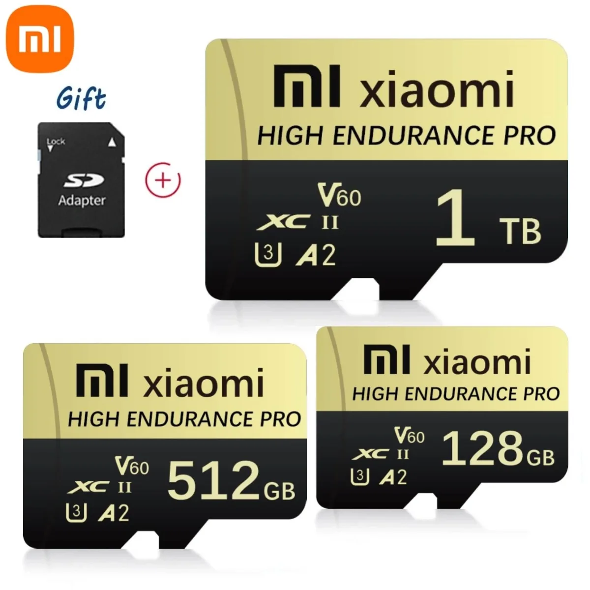 Высокоскоростная карта памяти Xiaomi Micro TF SD 128 ГБ 256 SD-карта 1 ТБ 2 Регистратор