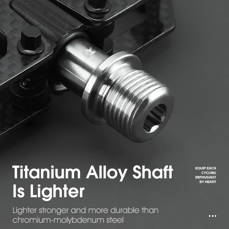 WEST BIKING педали из углеродного волокна с 3 подшипниками сверхлегкие велосипедные