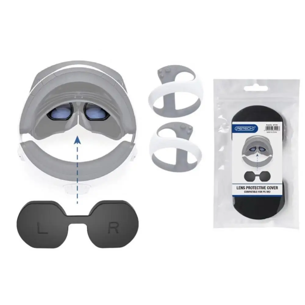 

For Psvr2 Lens Protection Lens Cover Protective Cover Dust-proof Lens Cover Protector Case For Psvr2 Helmet 2023 Silicone