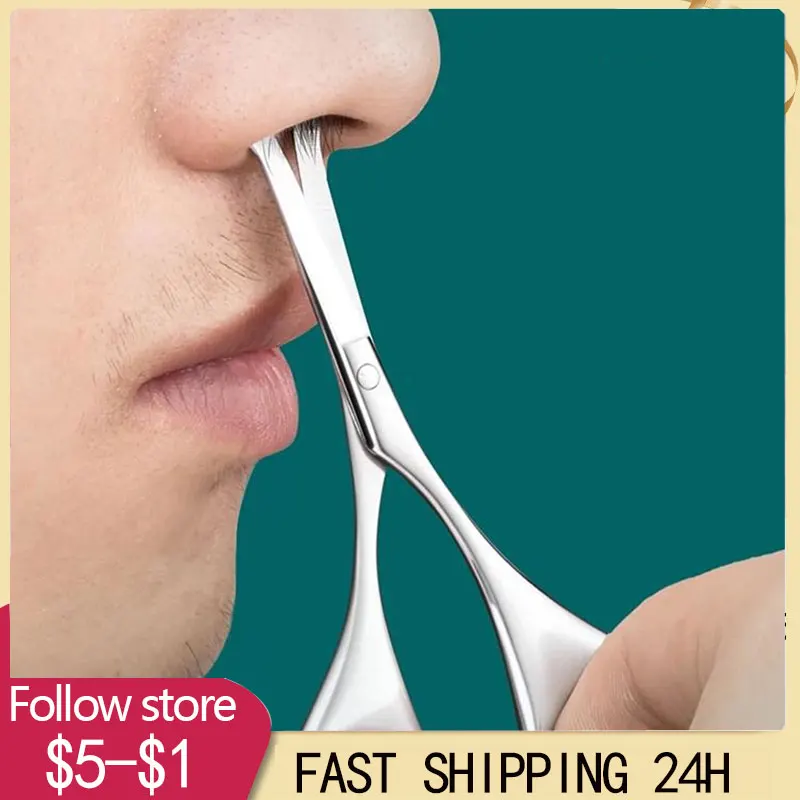 Eyebrow Scissors Curved Blade Cuticle Nippers Scissors Nail 