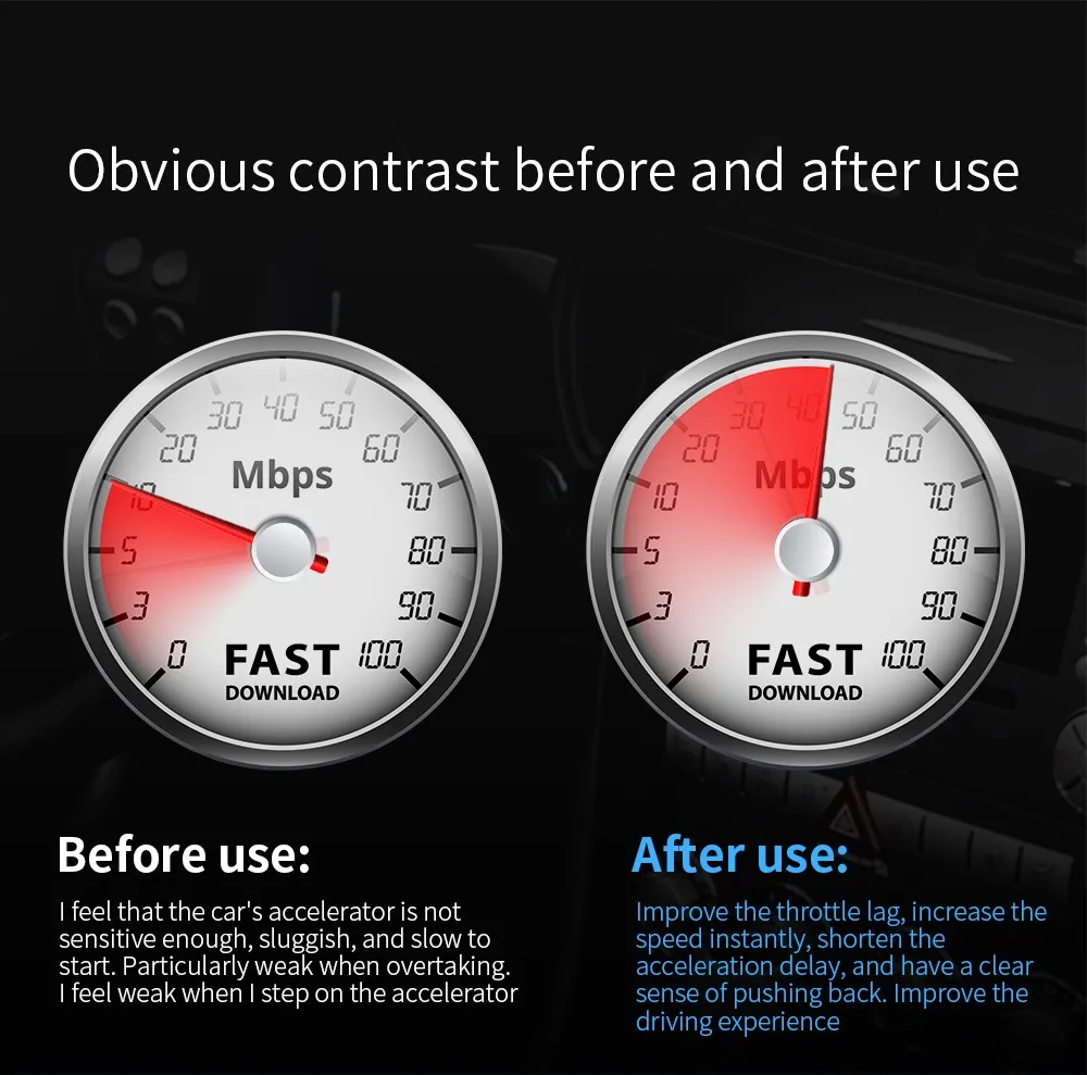 6*4*1cm Controller Booster Car Electronic Throttle Intelligent Throttle Controller