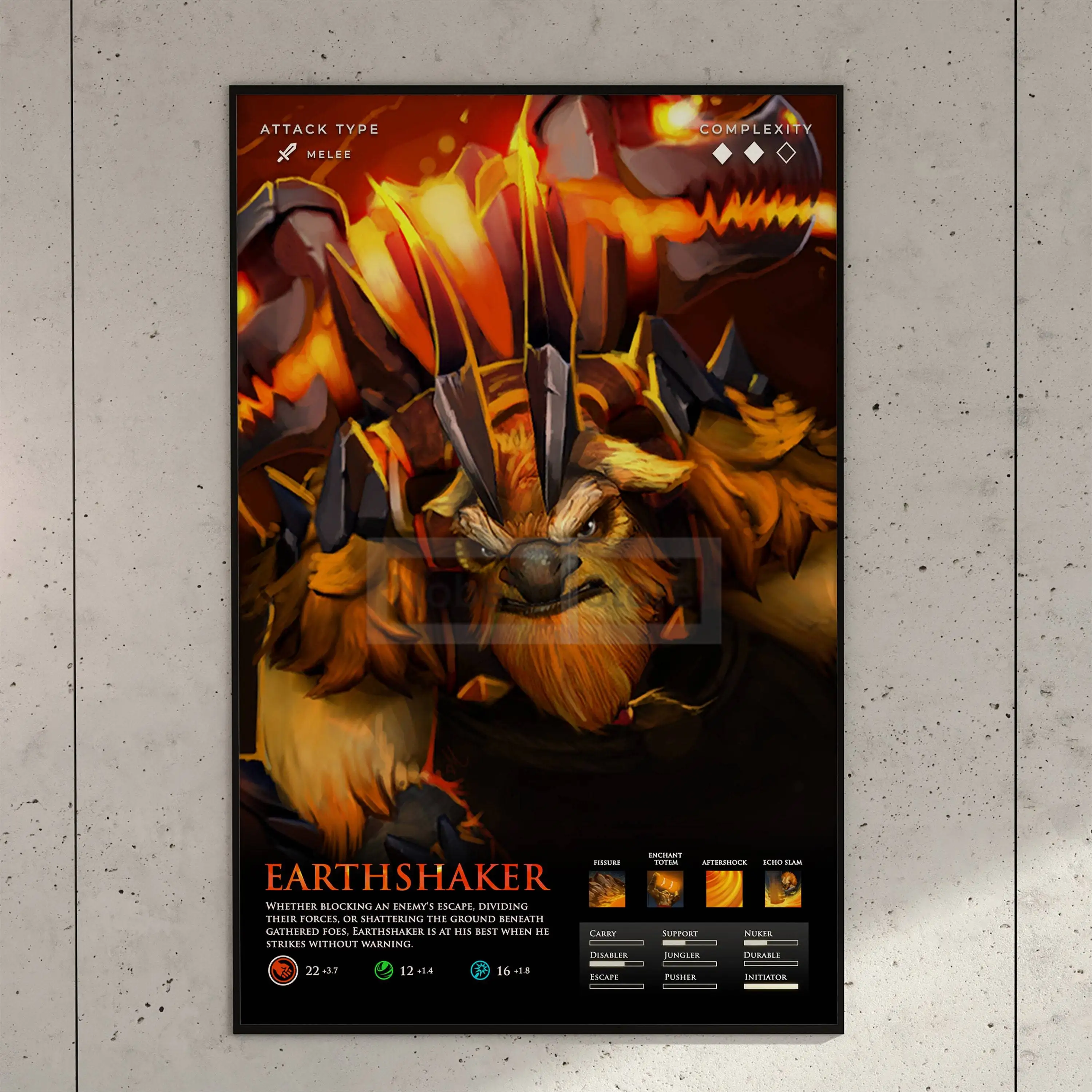 

Постер Dota 2, печать на холсте