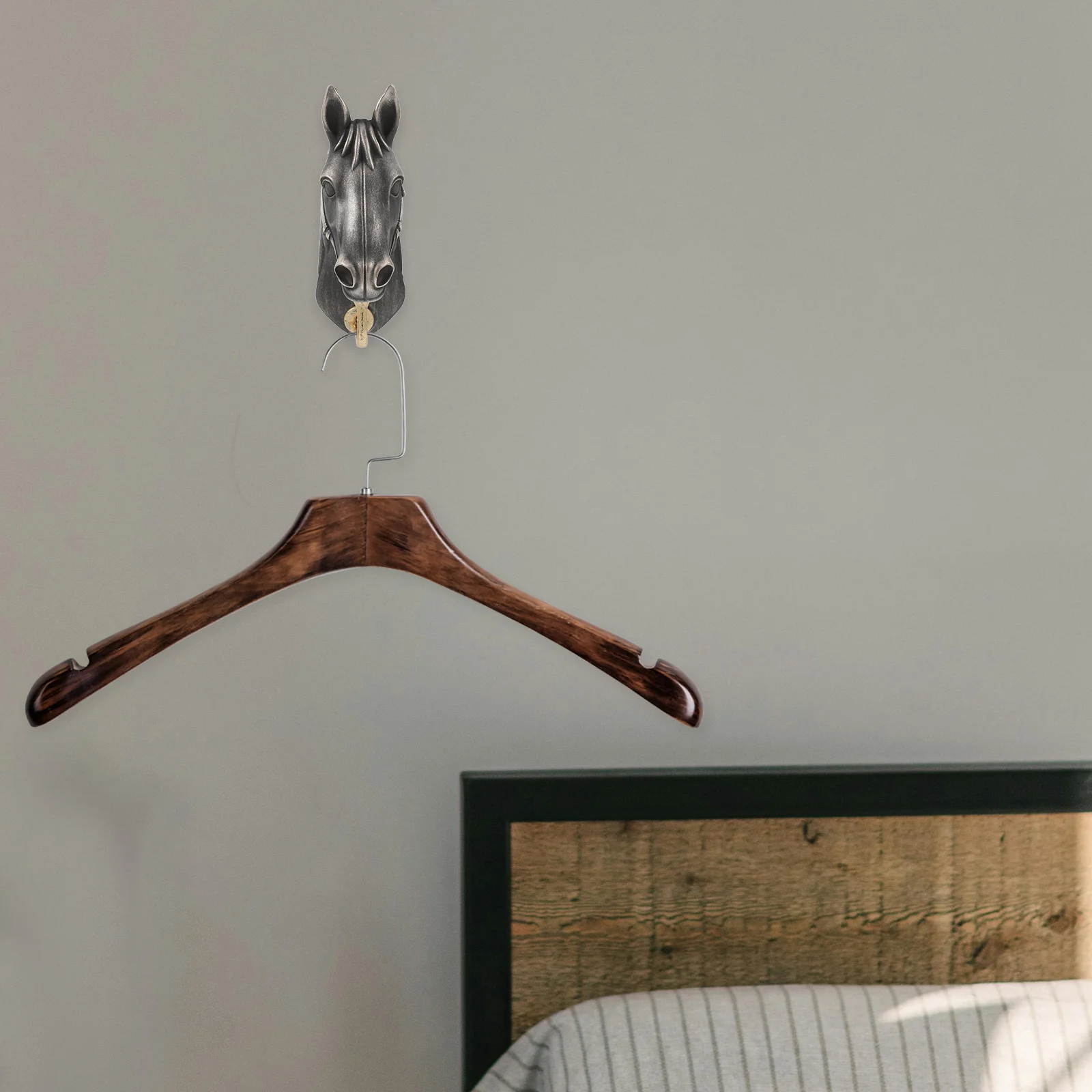 Крючки Wild Krats голова лошади настенная скульптура в форме животного декоративное