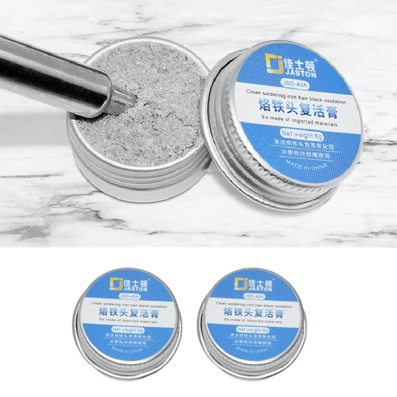 Tip Clean Cream Oxidative Lead-free Clean Welding Fluxes Solder Paste Iron Tip Head Resurrected