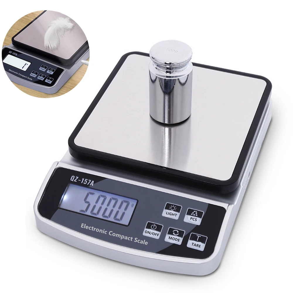 

Scale Baked Multi-function Scale Kitchen /0.1g Weighing Jewelry Waterproof Household Scale Coffee Food Electronic 15kg Precision
