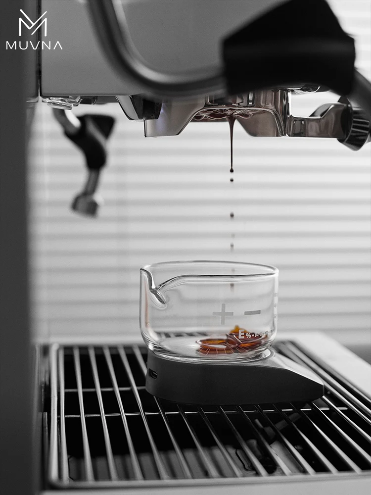 MUVNA-Mini Escala Espresso Eletrônico Pesando LED Alta Precisão Balança de Café Portátil Pó Recebendo Cup 0 1 г