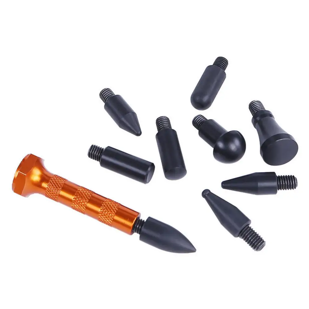 

Hot Sale 10Pcs Paintless Dent Removal Repair Tools 9 Heads Tap Down Pen Set Accessory