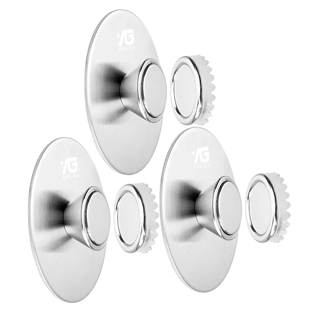 

Magnetic Rack Holder- Rustproof Stainless Steel Saver Sponge Holder for Bathroom& Kitchen Sink- 3pcs