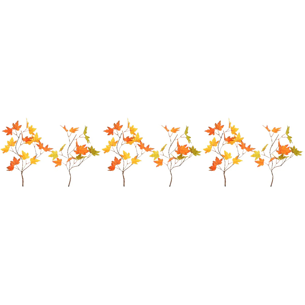 

Leaves Autumn Maple Fall Picks Decoration Table Leaf Faux Ornamentfireplace Decor Branches Party Red Shrubs Greenery Garland