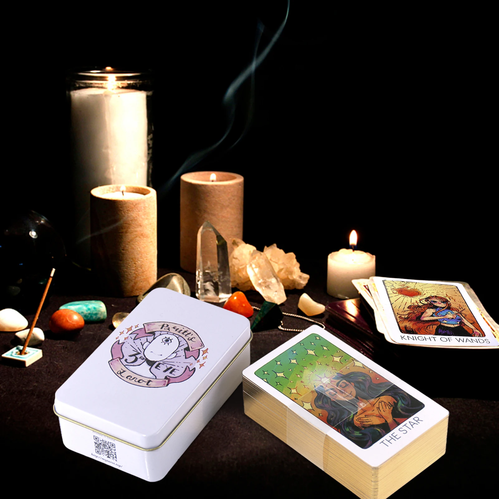 

New Tarot Cards Gift 78 Cards Set Third Eye Tarot The Most Popular Tarot Deck Playing Cards For Party Personal Entertainment