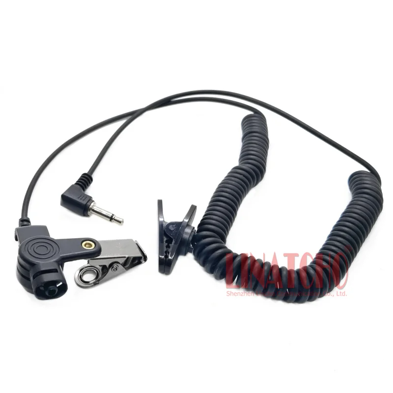 Radio Walkie Talkie Speaker Microphone Acoustic Tube 3.5mm Listen Only Earphone