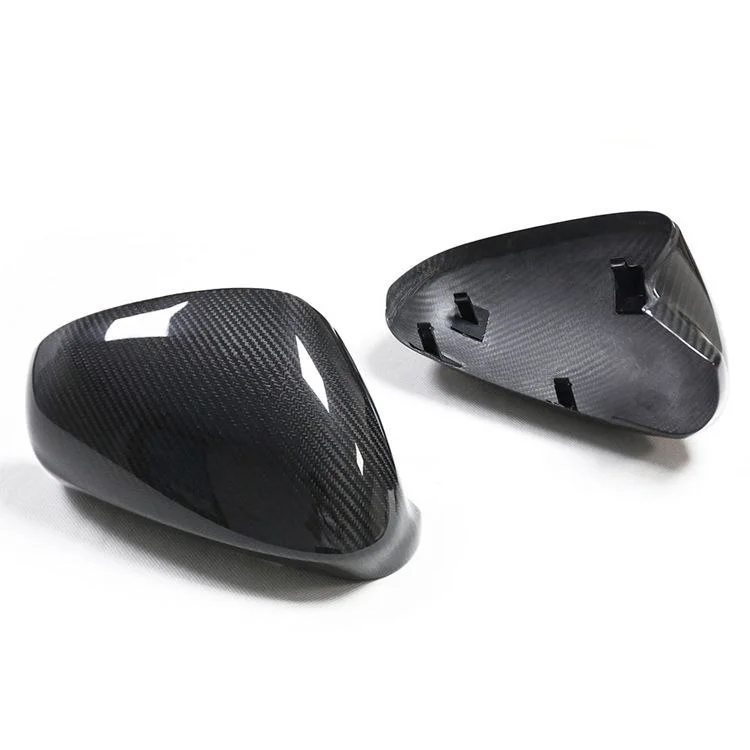 

Automotive carbon fiber rearview mirror cover for side view mirror housing