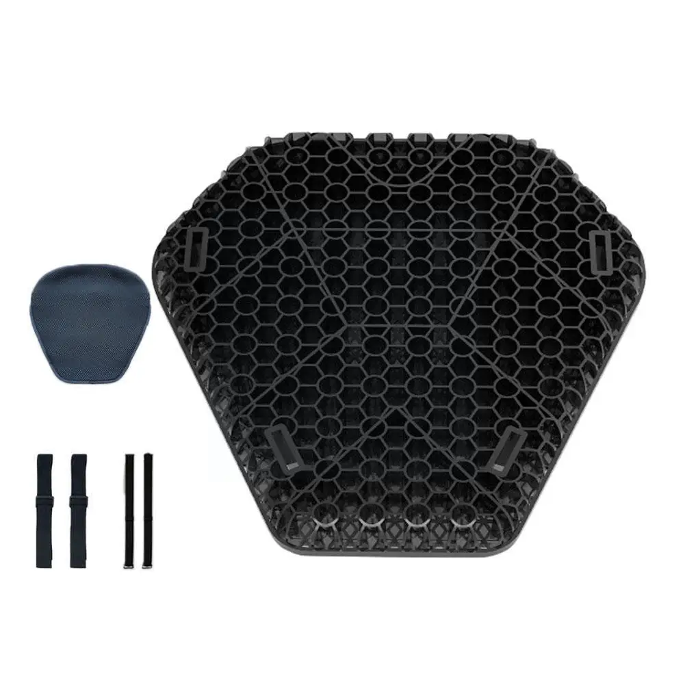

Motorcycle Honeycomb Seat Cushion Universal Comfort Pressure Sun Damping Absorbing Protection Waterproof Seat Cushions J8A3