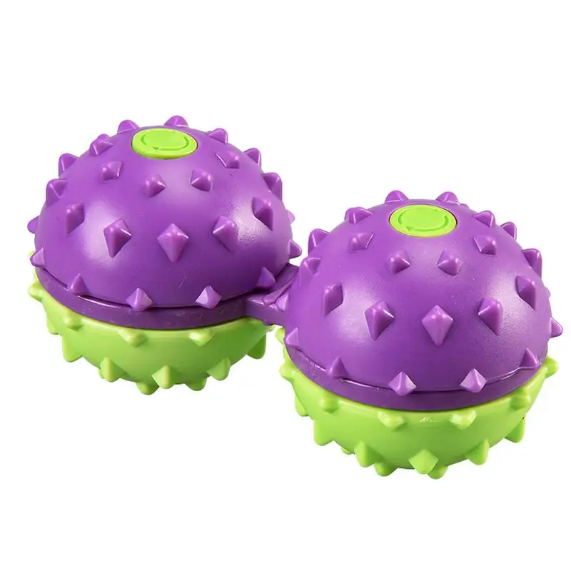 

Массажный шар Spiky, шестигранный Массажер для ладони, для рук, для силовых упражнений, гироскоп для пальцев, для Хэллоуина, игрушка в подарок