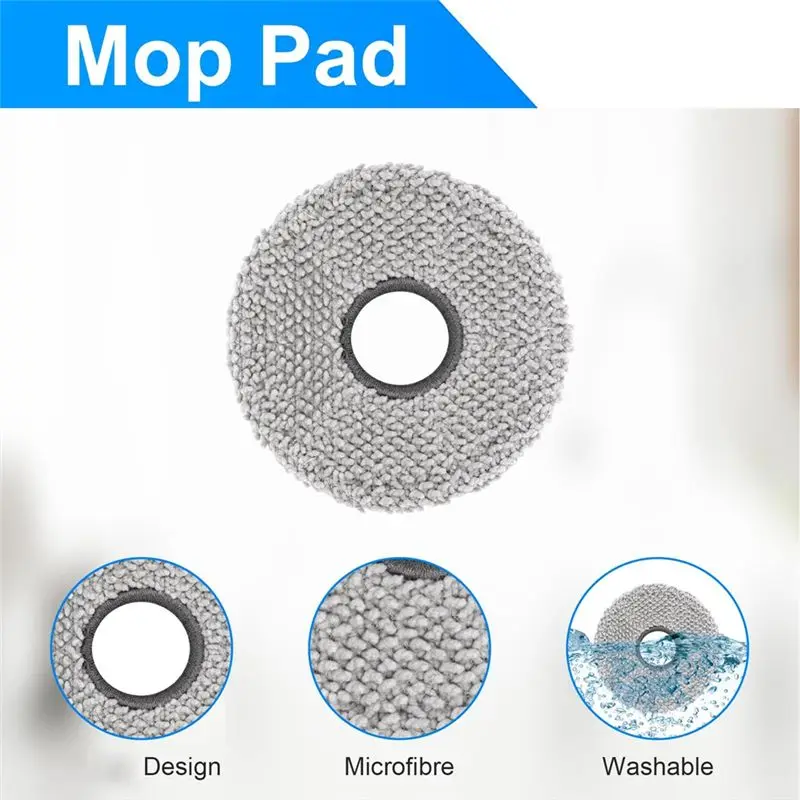 Фото AB15 - Сменные салфетки для робота-пылесоса Roborock Qrevo Slim, мешки для сбора пыли, запасные части для пылесоса №5