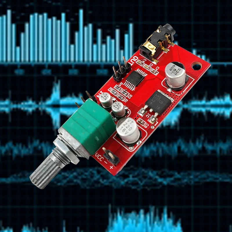 2X Headphone Amplifier Board MAX4410 Miniature Amp Can Be Used As A Preamplifier Instead Of NE5532 |