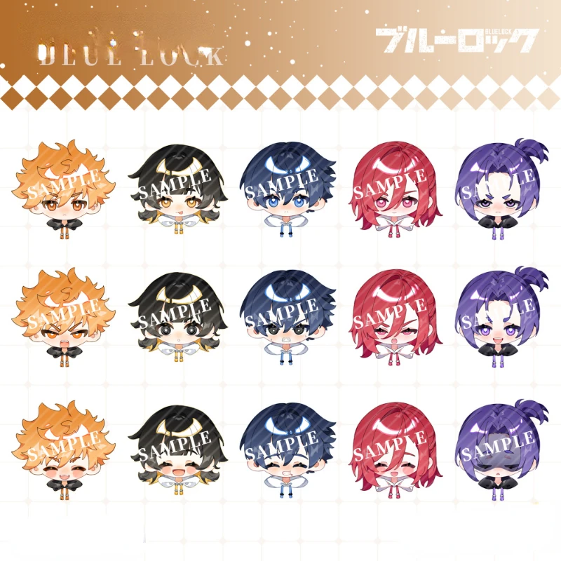 

BLUE LOCK String Anime KeyChain Reo Mikage Isagi Yoichi Men Key Chain for Women Kawaii Figure Acrylic Keyring Pendant Gift