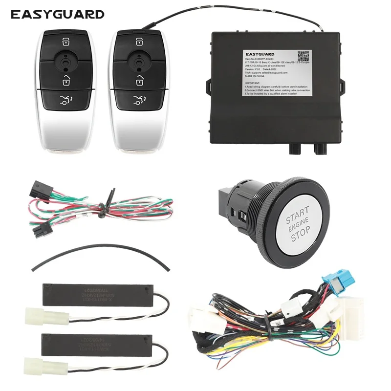 

EASYGUARD plug&play remote starter fit for 10-13 C class/09-12 E class/09-12 E-Couper/08-12 GLK push engine stop W204 W212 X204