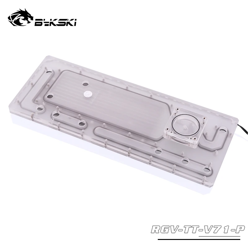 

Bykski Water Cooling RGB Reservoir Distro Plate for TT View 71 Chassis RGV-TT-V71-P