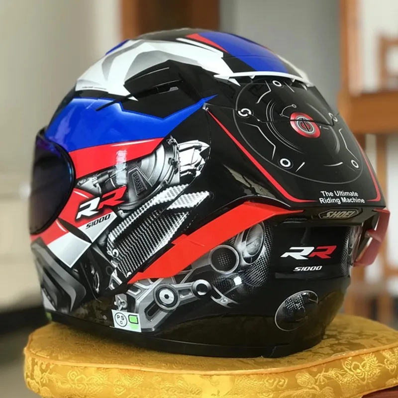 SHOEI X14 Helmet X-Fourteen R1 60th Anniversary Edition  Blue Helmet Full Face Racing Motorcycle Helmet Casco De Motocicle ECE enlarge