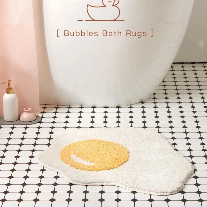 egg bathroom rug funny entrance carpet area rugs kitchen rug bedroom floor mats nordic welcome doormat chic room decor free global shipping