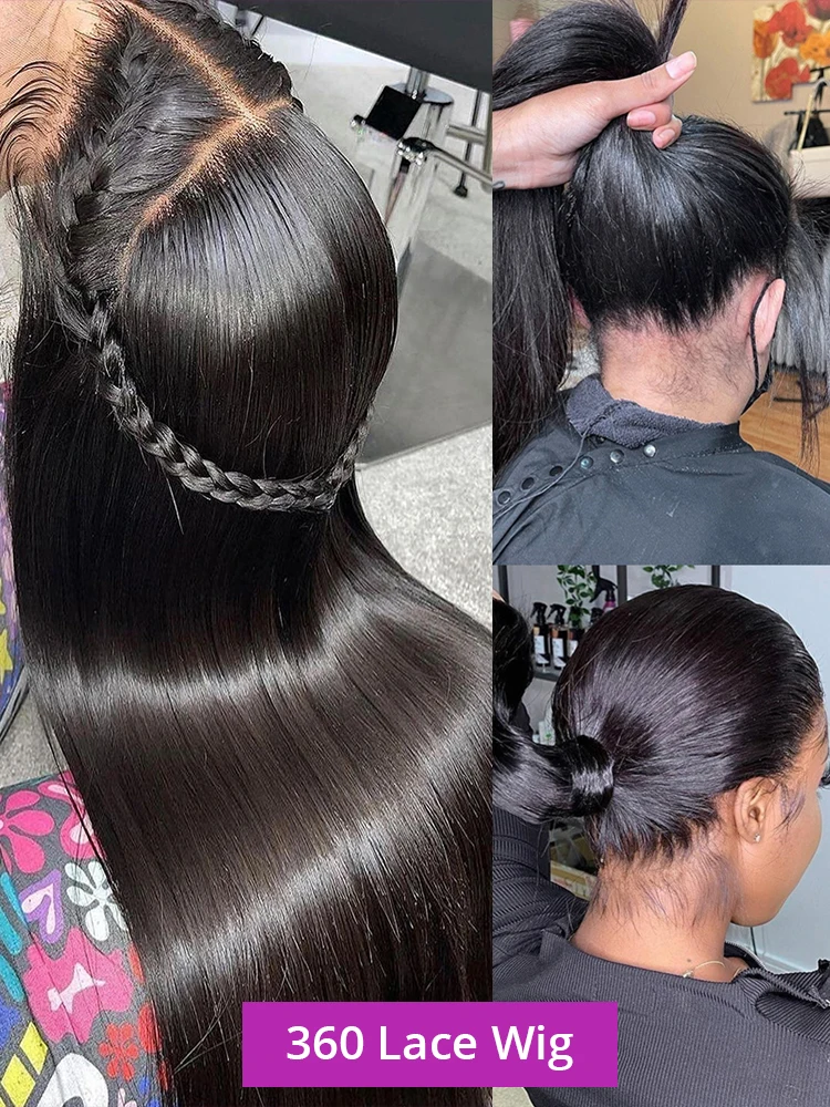 Парик из натуральных человеческих волос 13 х6 дюймов 360