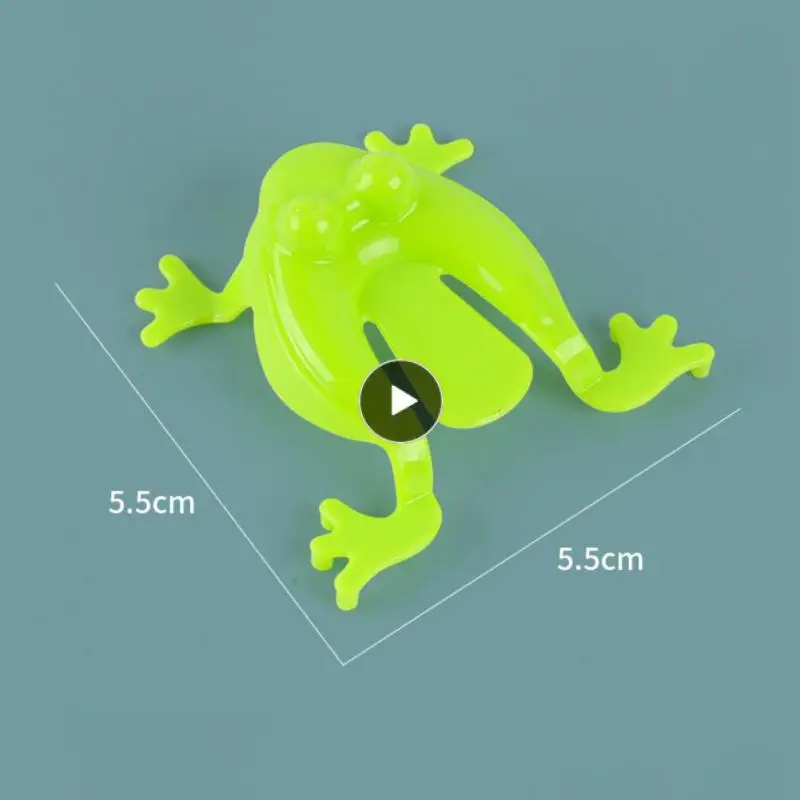 

Stress Reliever Toy Light Cartoon Fidget Toys Press Small Jumping Frog Party Supplies Bouncing Frog Classic Creative 4.5x4.5cm